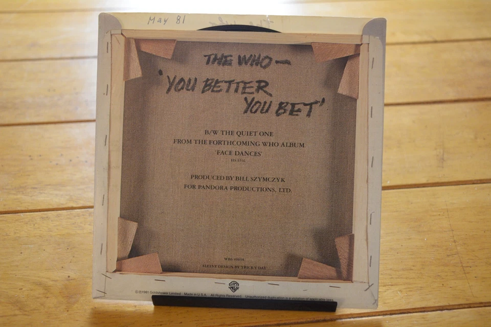 КТО «ТЫ ЛУЧШЕ СТАВИШЬ / ТИХИЙ» 45 ОБ/МИН 7» VG + + ЗАПИСЬ + PS [D44-27] - Изображение 1 из 4