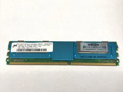 416471-001 EM160AA 398706-051 HP 1GB FBD PC2-5300 DIMM - Image 1 of 3