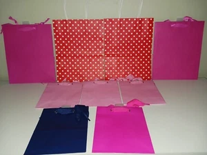 HALLMARK Gift Bags ASSORTED COLORS /SIZE Bundle Of 9 - Picture 1 of 1