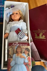 Stunning Nellie LNIB Pleasant Co American Girl Doll w Box, Meet Accessories Book - Picture 1 of 1