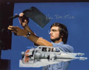 KEN RALSTON SIGNED 8x10 PHOTO ILM VISUAL SPECIAL EFFECTS STAR WARS BECKETT BAS - Picture 1 of 2