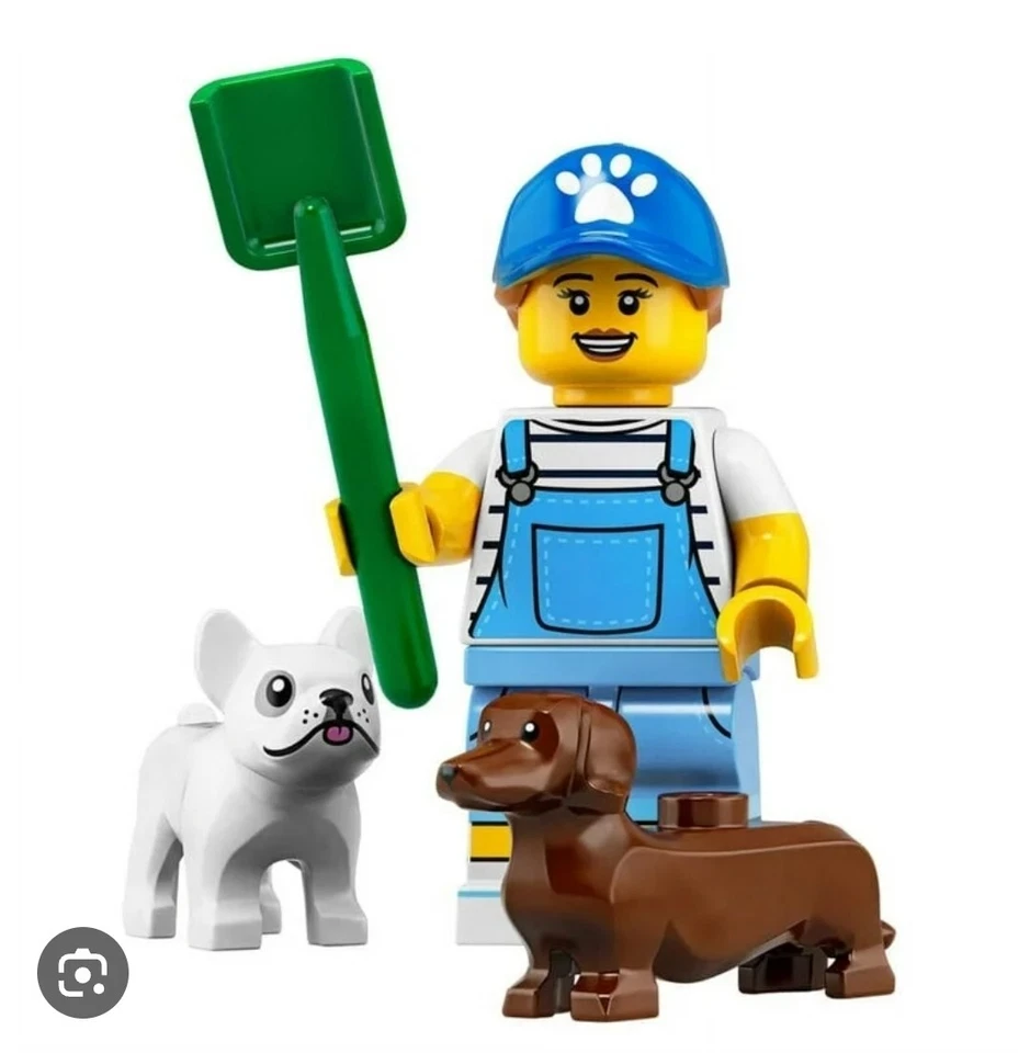 LEGO CMF SERIES 19 71025 Chameleon Lizard Green Lime Orange Stripe 57763pb01