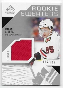 18/19 SP GAME USED ROOKIE SWEATERS JERSEY #RSDS Dylan Sikura #85/199 - Picture 1 of 1