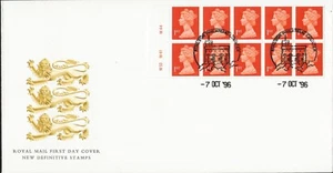 7/10/1996 10 x 1st NVI WALSALL-CYL.NO. ASDA OFFER OLYMPIC LOGO BOOKLET FDC - Picture 1 of 2