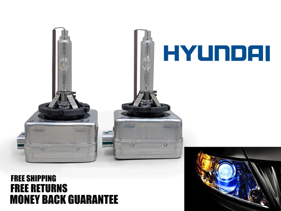 8000K Cool Blue HID Xenon Headlight Bulb for HYUNDAI SANTA FE 2017-2018 H&L - image 1 of 1