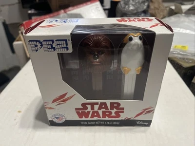 New Disney Star Wars PEZ Dispensers Chewbacca & Poag Gift Set - Image 1 of 4