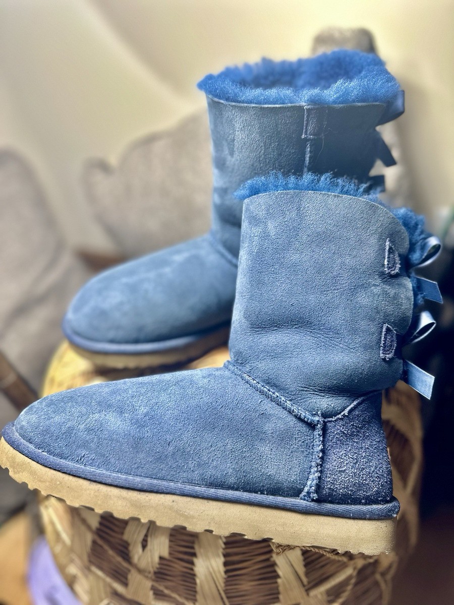 UGG W BAILEY BOW ネイビー 5サイズ　レディース（キッズもOK） Bailey Bow II Boot | UGG