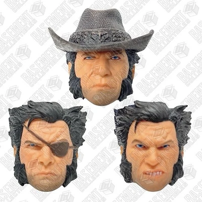 Mezco One:12 Logan - Cowboy, Patch & Snarling Heads Wolverine X-Men 1:12 Scale - Image 1 of 2