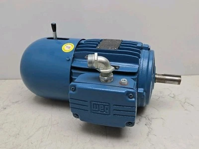 Weg W21 CC029A Severe Duty Brake Motor 2 Hp 3Ph 1750 Rpm Model 00218EP3EBM145T - Image 1 of 4