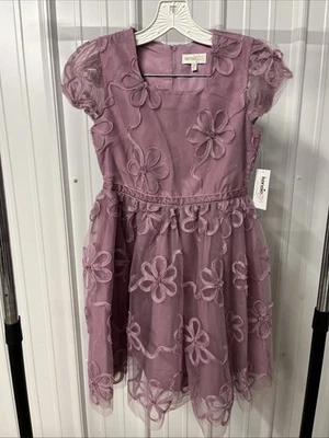 Vestido Floral Kensie Niña Ocasión Especial Niñas Lavanda Tul Talla 14 Nuevo con Etiquetas Foto 1 de 4