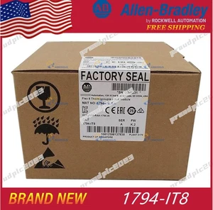 New Factory Sealed AB 1794-IT8 SER A Flex 8 Point Thermocuple RTD Module 1794IT8 - Picture 1 of 5