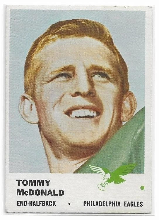 TOMMY McDONALD 1961 Fleer Football card #51 Philadelphia Eagles EX/EX+ - Image 1 of 1