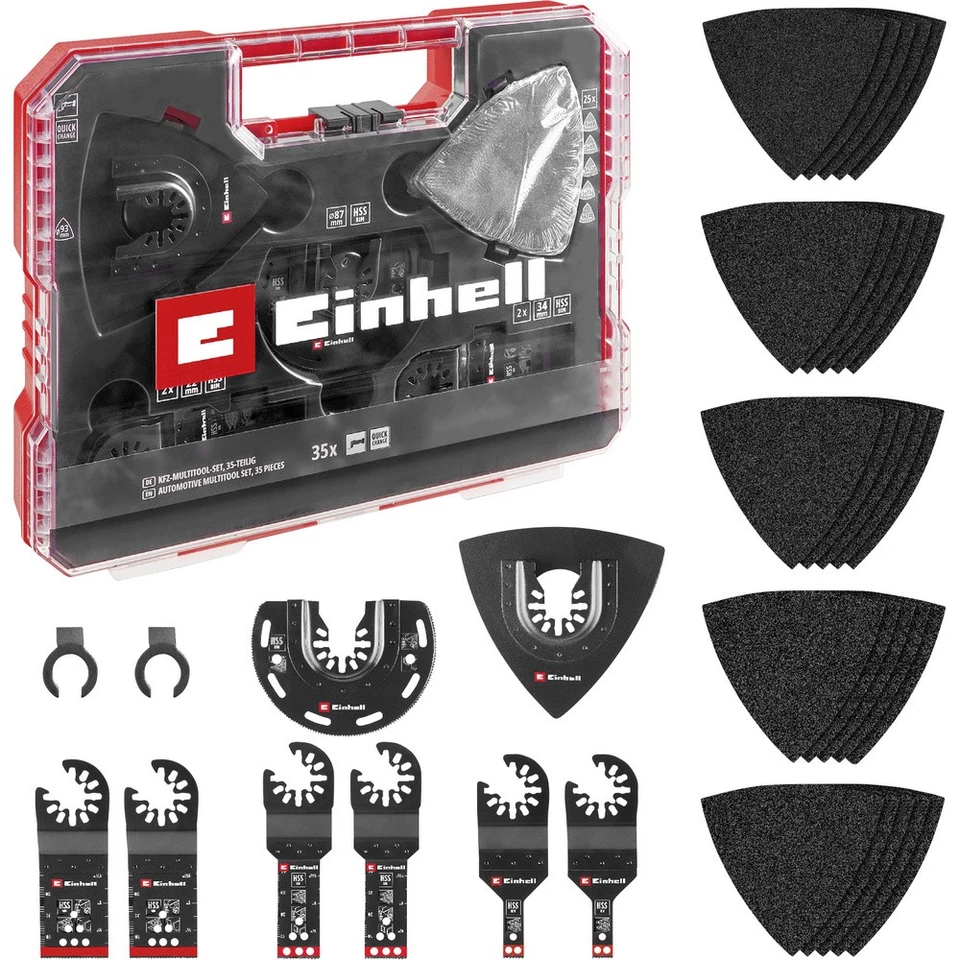Einhell 708135 XL-PLUS-CASE BiM, HSS Multifunktionswerkzeug-Zubehör-Set    1 Set - Bild 1 von 1