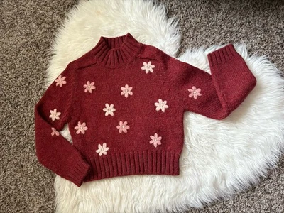 Cozy Ann Taylor Cardigan Sweater Size S Women's Flowers - Image 1 of 2