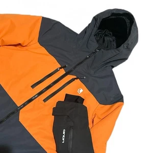 Giacca invernale Liquid Activewear isolata snowboard full zip con cappuccio uomo L - Foto 1 di 10