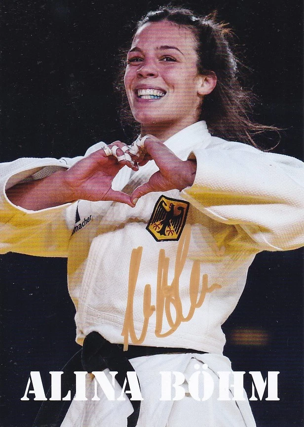 Alina BÖHM - Deutschland, Gold EM 2022 Judo, Original-Autogramm! - Bild 1 von 1