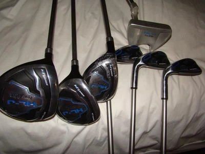 COMO NUEVO Tour Edge Hot Launch HL-J Junior AZUL Juego de Golf Edad 11-14. 7 piezas para zurdos Foto 1 de 4
