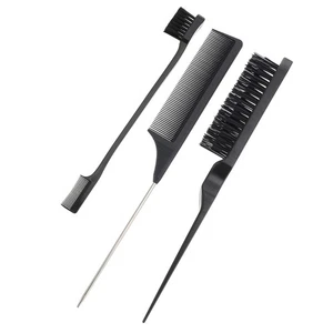 3Pcs Reusable Hair Coloring Brush Comb Kit Home Salon Hairstyling Tools - Picture 1 of 12