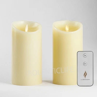 Luminara Velas Perfumadas de Cera a Batería Llama Móvil Marfil Pilar Control Remoto 7 Foto 1 de 4