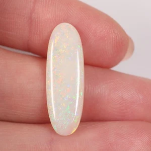 4.86 ct Natural Solid Opal, 9 x 26 x 3 mm Polished Australian Light Opal - Picture 1 of 7