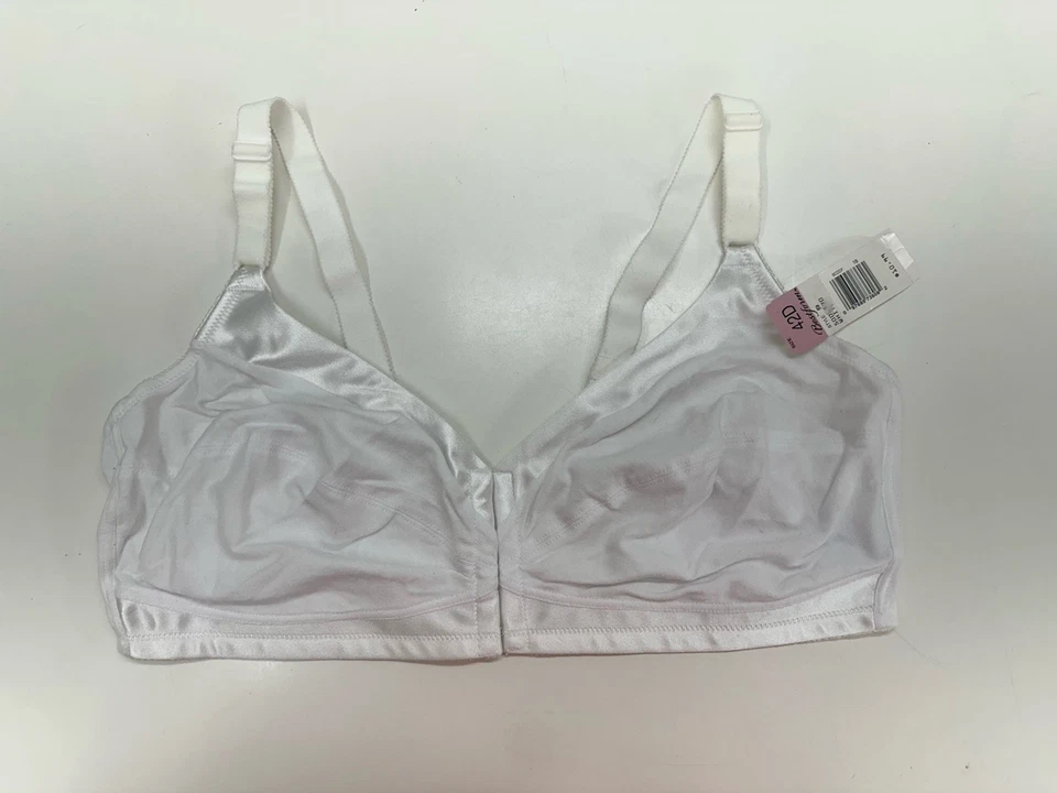 Bestform Womens Bra Size 42D White Front Closure Vintage 5006770 NWTs - Image 1 of 4