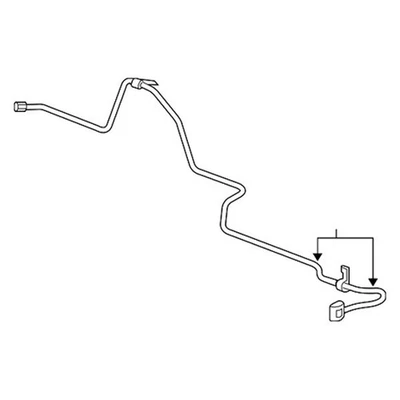 For Dodge Ram 2500 2003-2010 Dodge 52121635AF Rear Left Brake Hydraulic Hose Foto 1 de 4