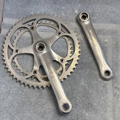 Vintage Campagnolo Chorus Crankset Double 170mm 53/42T 8 Speed Road Bike[cac] - Image 1 of 4