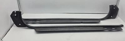 Par de molduras de panel de placa de patada de alféizar de puerta Honda Crx 1990-91 negro Foto 1 de 4