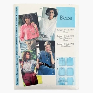 Sewing Step By Step Misses’ Sizes 4-22 Blouse Front Button Closure Uncut - Picture 1 of 3