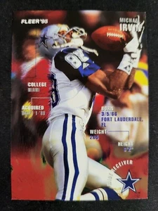 1995 Fleer Michael Irvin BACK TO SCHOOL Card #NNO Cowboys - Picture 1 of 2