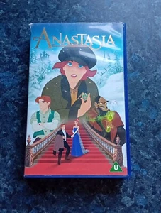 Anastasia VHS Video Cassette Tape Clear Small Box PAL G 1998 Blue Small Box - Picture 1 of 6