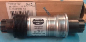 Shimano BB-ES51 68x121MM Octalink V2 Cartridge NEW/NOS Bottom Bracket-Eng- NIB++ - Picture 1 of 4