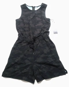 Kyodan Outdoor Womens Jumpsuit Stretch Size Small Black Camouflage Sleeveless - Picture 1 of 8