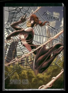 2017 Fleer Ultra Marvel Spider-Man #4 Spider-Girl Silver Web - Picture 1 of 2