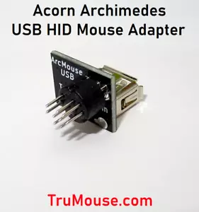 Acorn Archimedes Mouse Adapter USB HID - ArcMouse - RiscPC - Picture 1 of 4