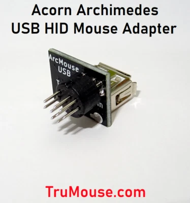 TRUMOUSE Adattatore mouse Acorn Archimedes USB HID - ArcMouse - RiscPC