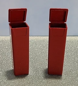 Vtg Lot of 2 Tupperware Handy Keeper Toothpick Mint Pill Band-Aid Holder #1506-3 - Picture 1 of 6