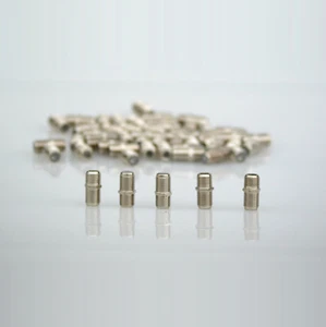 10 x Barrel Connector Coupler Join Extend F Plug Coax Aerial Satellite 6mm Cable - Picture 1 of 4