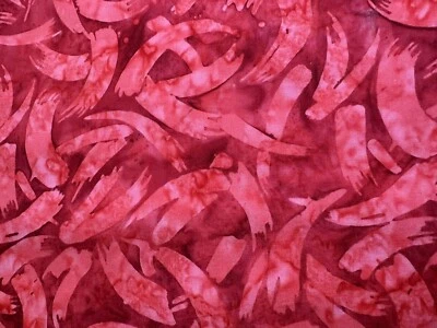 Tela de edredón Sumatra batik de Blank BTR4400 rojo geométrico Foto 1 de 3