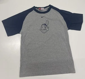 Nike Cleveland Indians Chief Wahoo MLB T Shirt Youth M Genuine Merchandise - Picture 1 of 6