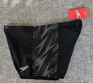 SPEEDO Boys swimwear Hyperboom Panel Aquashort Black AUS Size 12 & 14 & 16 NEW - Bild 1 von 22