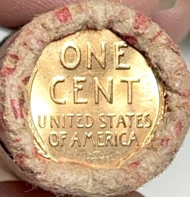 1 US Lincoln Wheat Cent Penny Roll BU/1909P-SVDB Ender(50 Coins)Old Vintage - Image 1 of 4