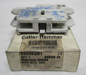 NEW CUTLER HAMMER C320KGS1 AUXILIARY CONTACT - Picture 1 of 9