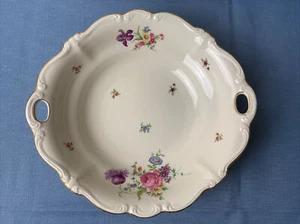 Rosenthal Pompadour Continental Germany Floral Sprays Vegetable Bowl 11 1/4” GUC - Picture 1 of 5