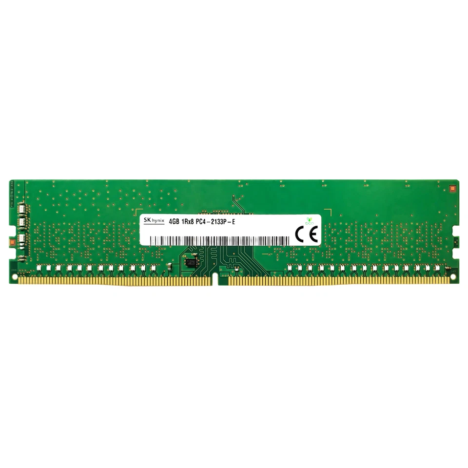 Hynix 4GB 1Rx8 PC4-2133P ECC UDIMM DDR4-17000 ECC Unbuffered Server Memory RAM - Image 1 of 1