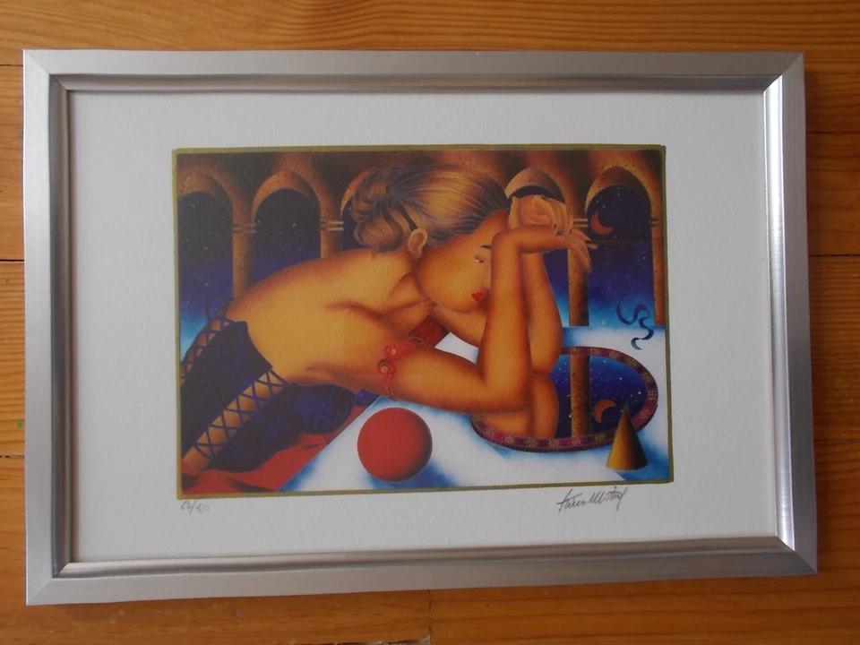 Kino Mistral " Pensées au Miroir ", numerotée et signée au crayon - Photo 1/1