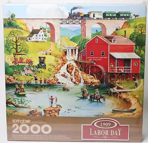 Springbok by Hallmark 1909 Labor Day Puzzle ad incastro 2000 pezzi sigillato nuovo - Foto 1 di 10