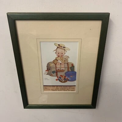 Postal vintage enmarcada por Mabel Lucie Attwell Foto 1 de 3