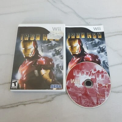 Iron Man (Nintendo Wii, 2008) Complete w/ Manual - Tested Working - Free Ship - Image 1 of 2