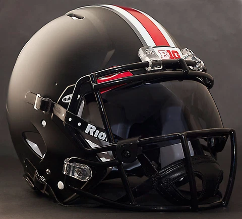 OHIO STATE BUCKEYES NCAA Gameday REPLICA Football Helmet w/ OAKLEY Eye Shield Cover